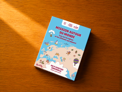 Mission autour du monde - Jeu d'aventure 4-8 ans