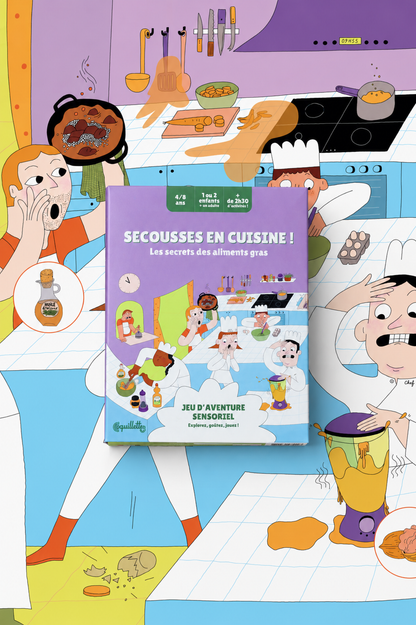 Secousses en cuisine - Jeu d'aventure 4-8 ans