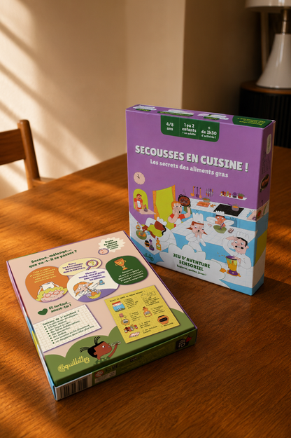 Secousses en cuisine - Jeu d'aventure 4-8 ans