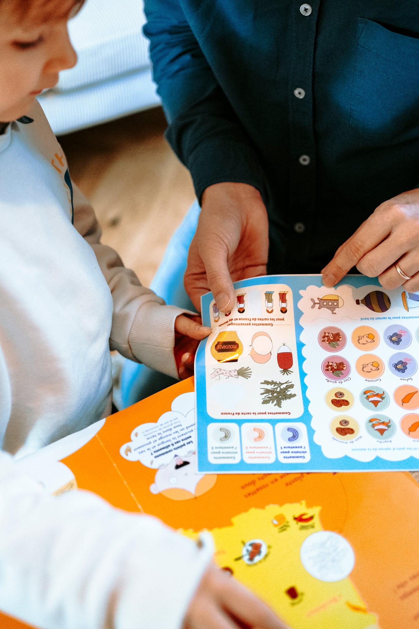 Jeu d'aventure Les épices et les aliments piquants 4-8 ans