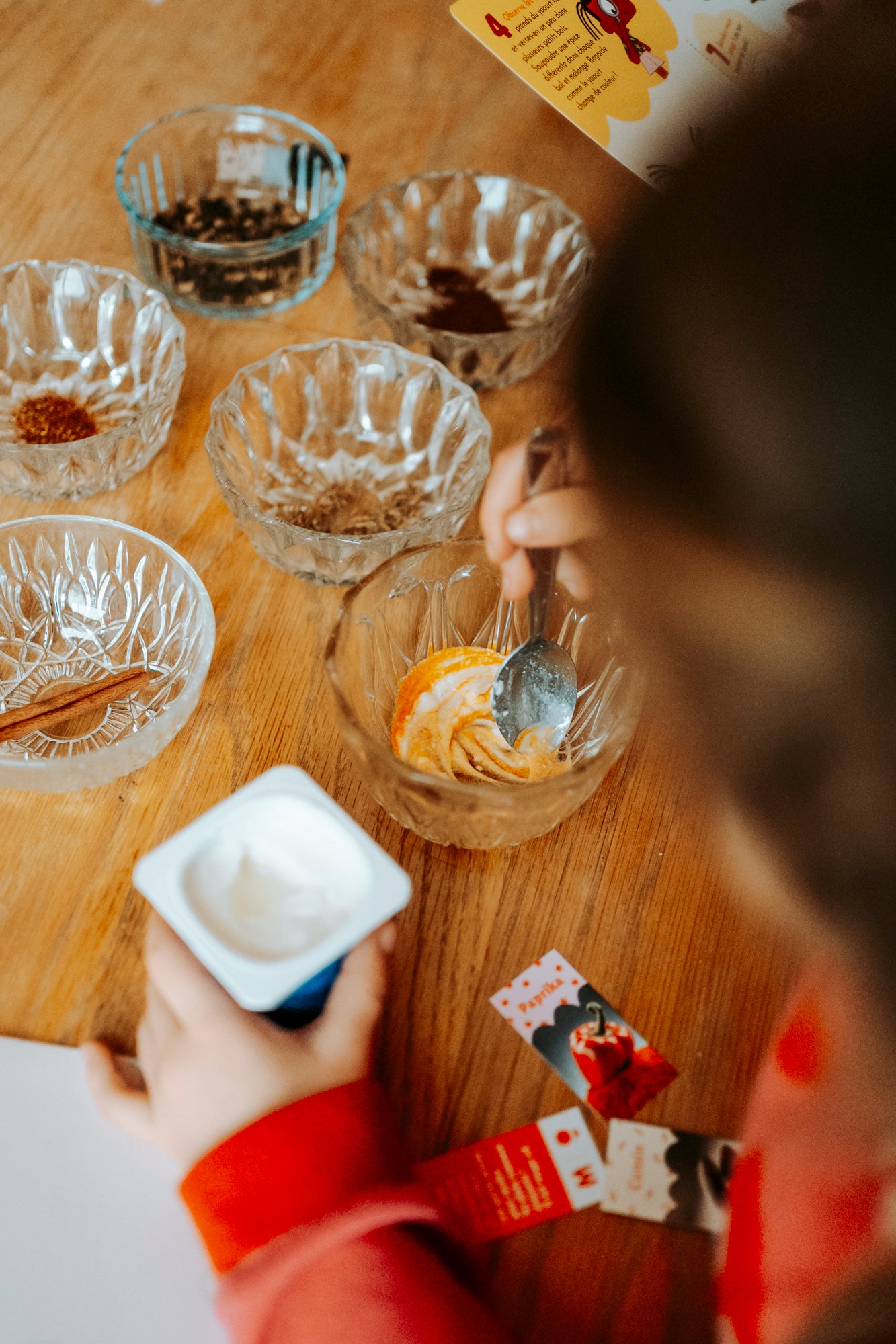 Jeu d'aventure Les épices et les aliments piquants 4-8 ans