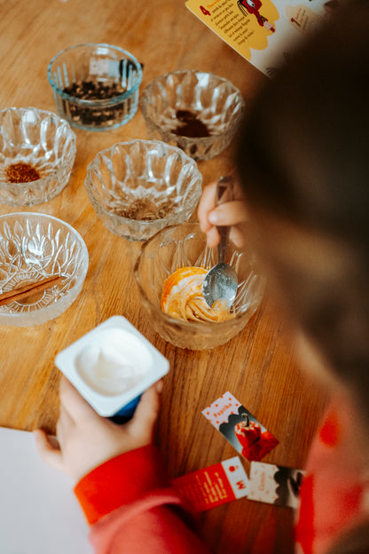 Jeu d'aventure Les épices et les aliments piquants 4-8 ans