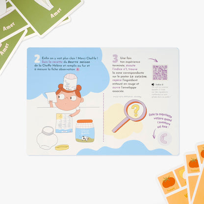 Jeu d'aventure Les aliments gras - 4/8 ans