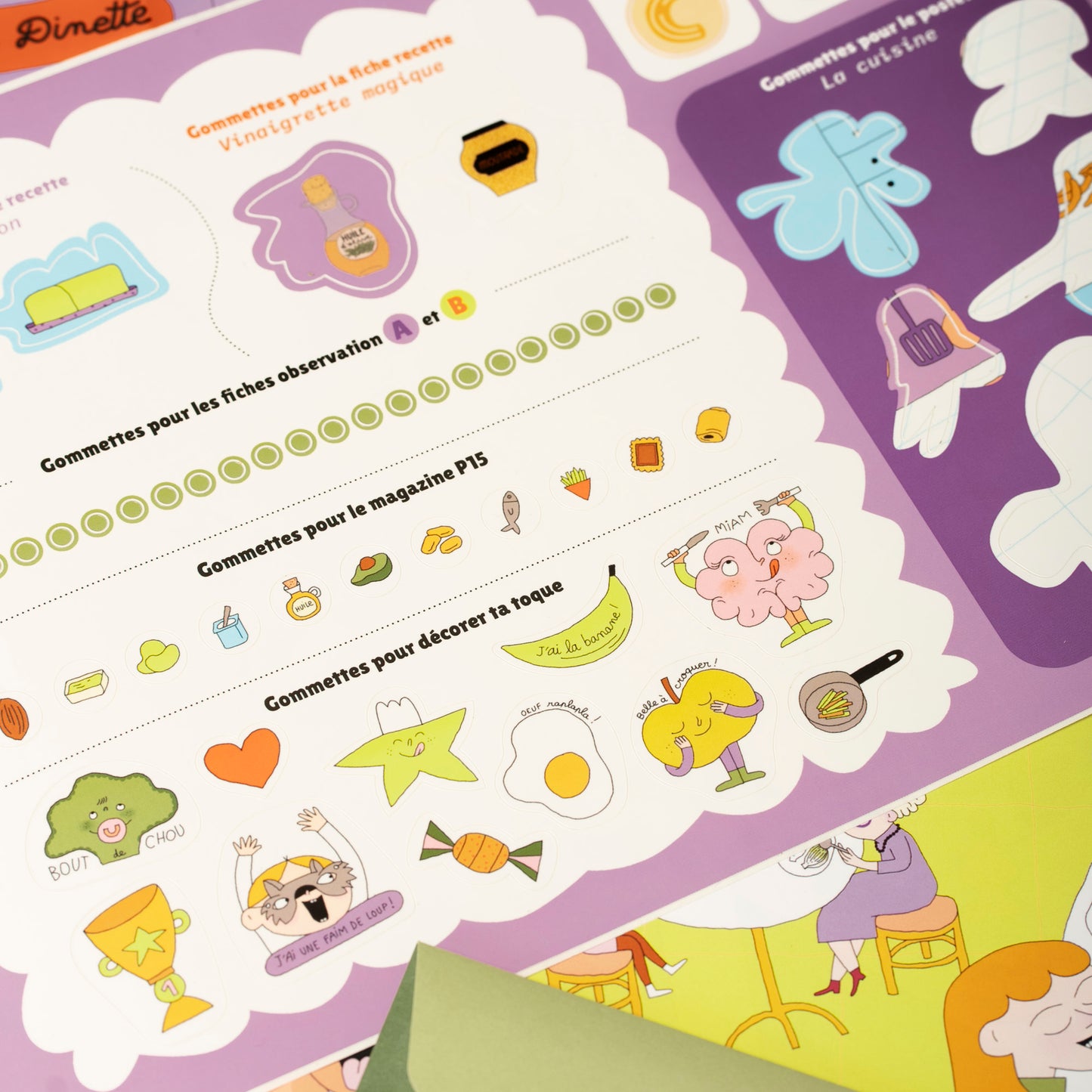 Jeu d'aventure Les aliments gras - 4/8 ans