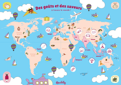 Jeu d'aventure Les épices et les aliments piquants 4-8 ans