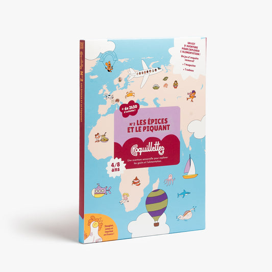 Kit d'aventure Les épices et les aliments piquants 4-8 ans