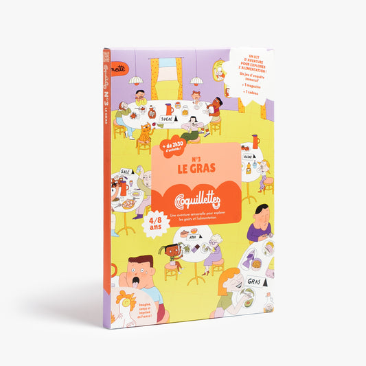 Kit d'aventure Les aliments gras - 4/8 ans