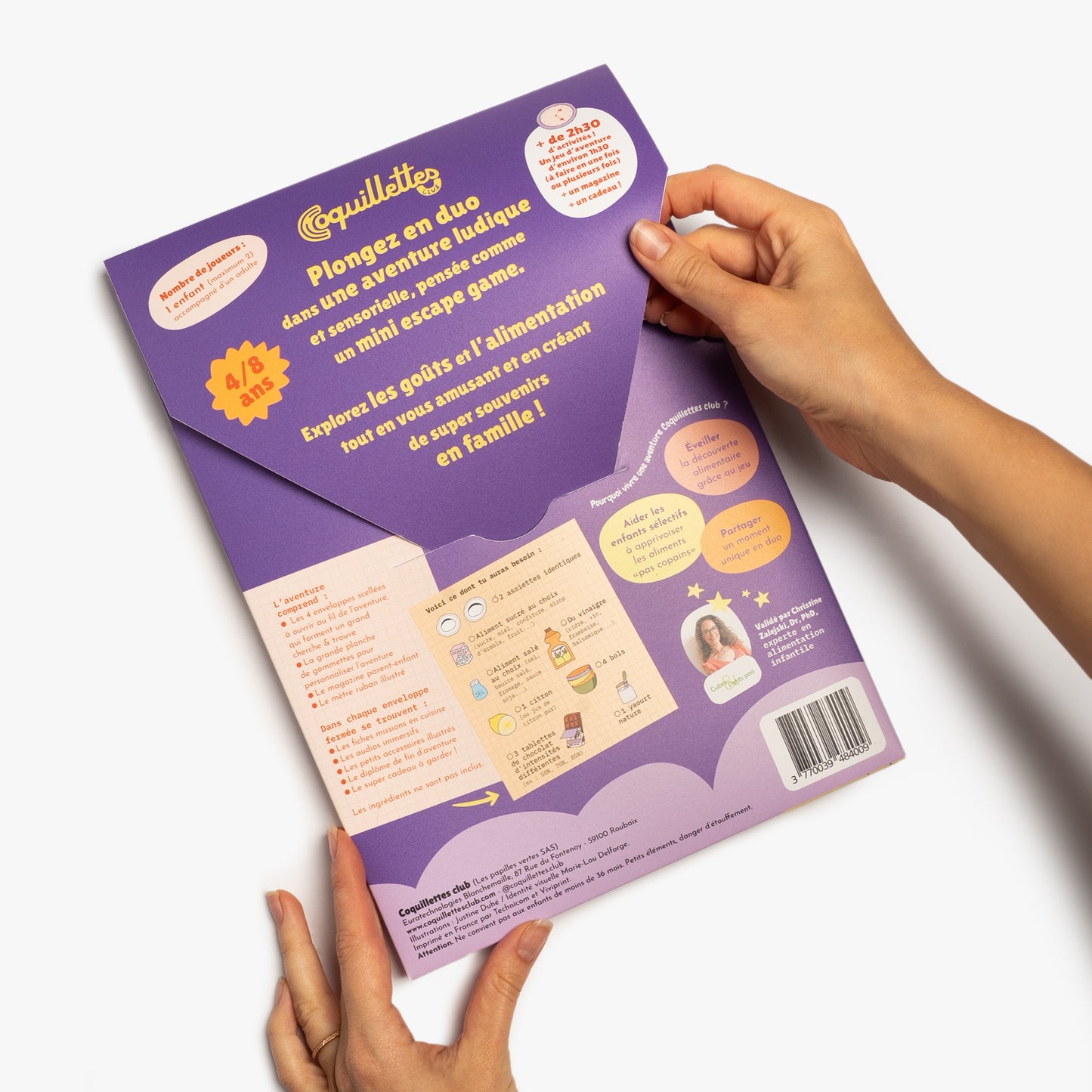 Jeu d'aventure Les 4 goûts 4-8 ans