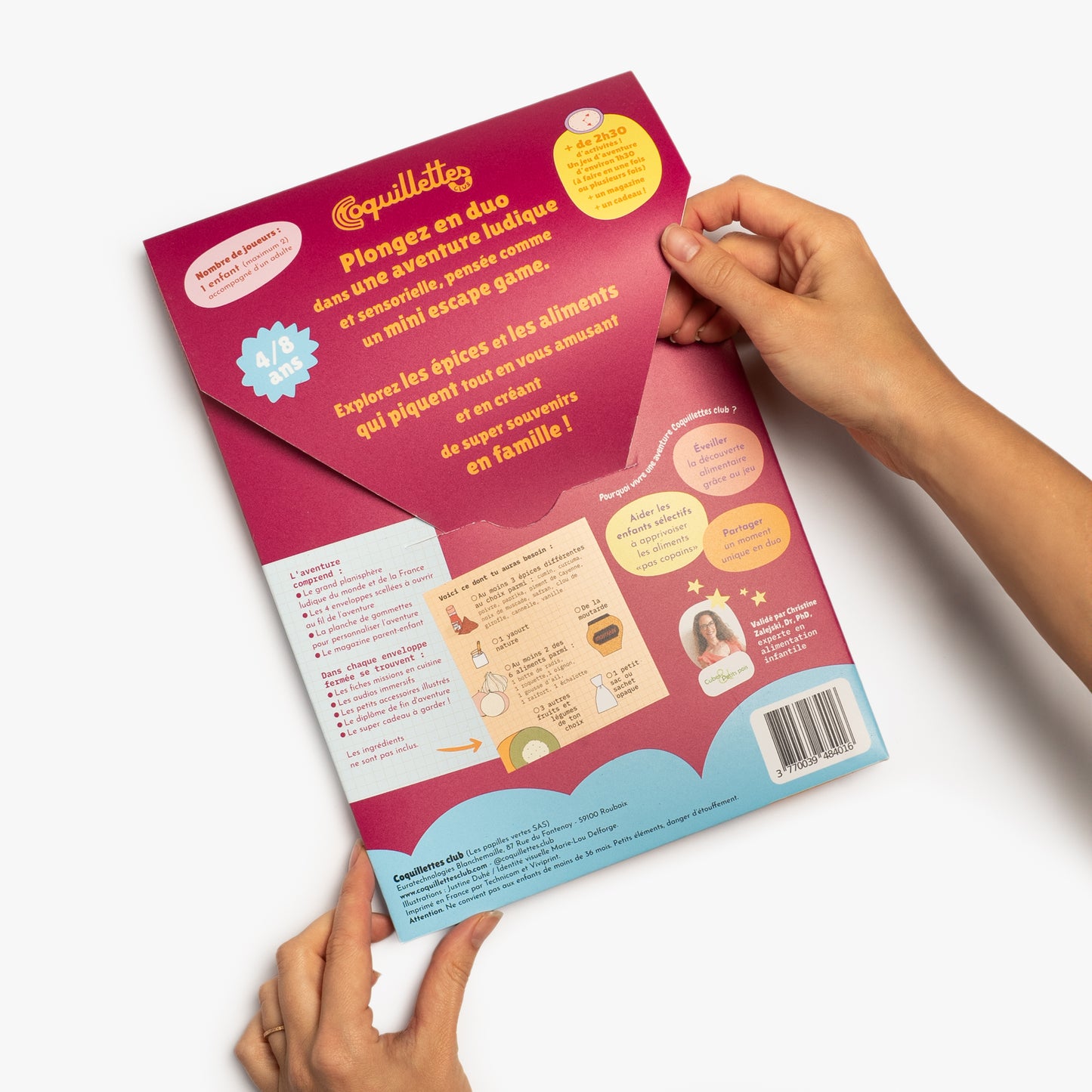 Jeu d'aventure Les épices et les aliments piquants 4-8 ans