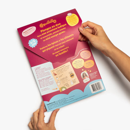 Jeu d'aventure Les épices et les aliments piquants 4-8 ans