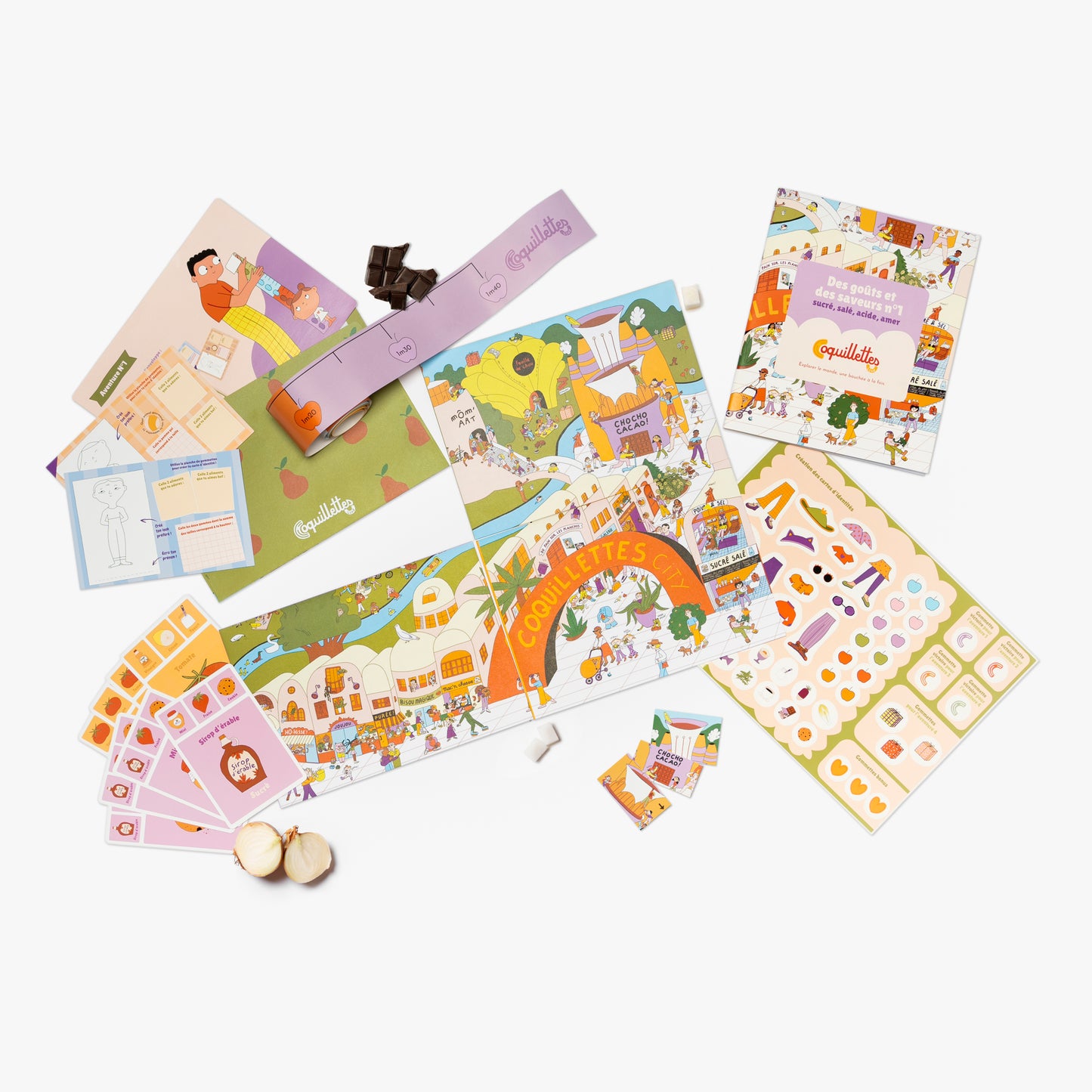Jeu d'aventure Les 4 goûts 4-8 ans