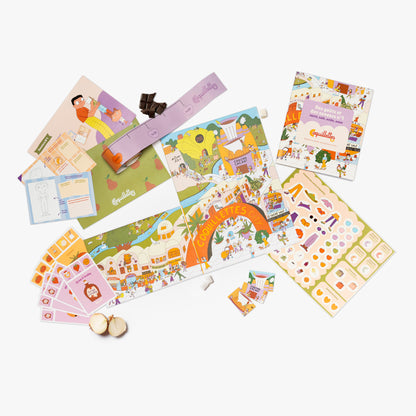 Jeu d'aventure Les 4 goûts 4-8 ans