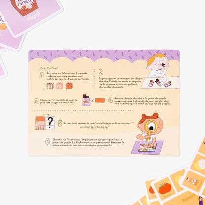 Jeu d'aventure Les 4 goûts 4-8 ans