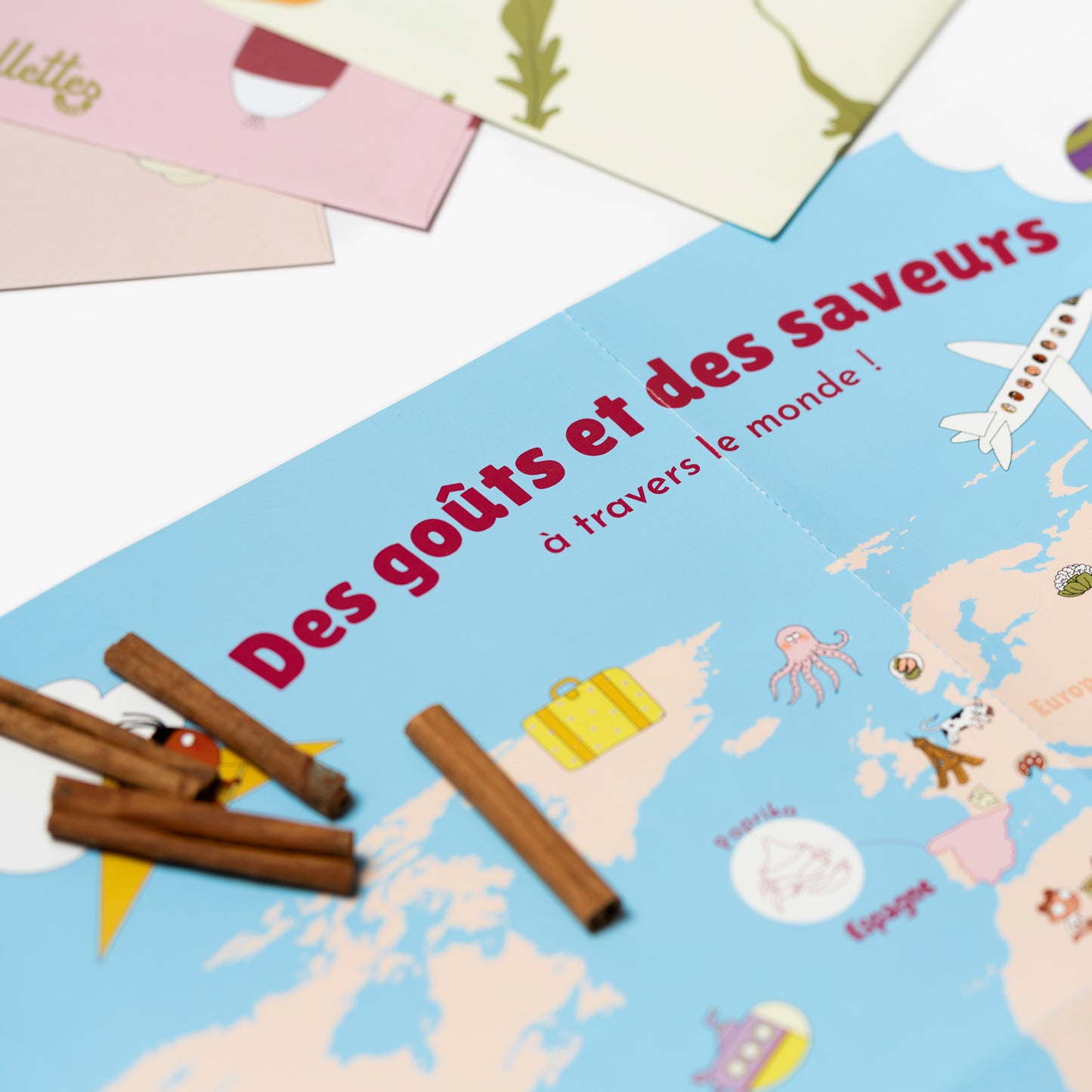 Jeu d'aventure Les épices et les aliments piquants 4-8 ans
