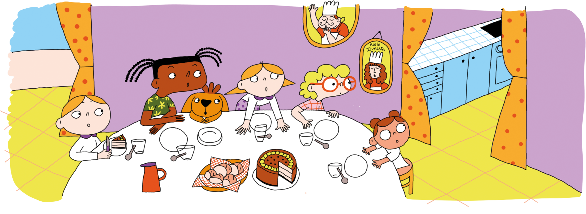 Avant Coquillettes Club — la scène du repas